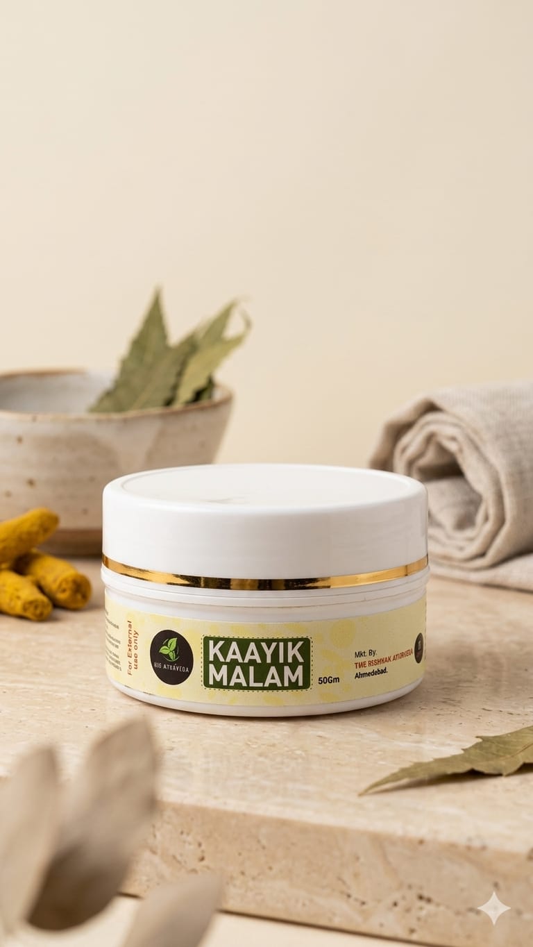 Sanjeevta Kaayim Malam (50gm) | Ayurvedic Skin Care Cream for Dry, Itchy & Problematic Skin